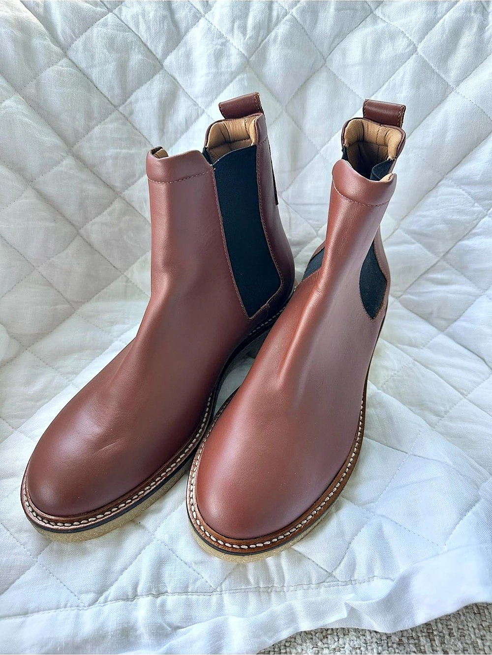 Everlane Leather Ankle Boots -US 8 -Like New